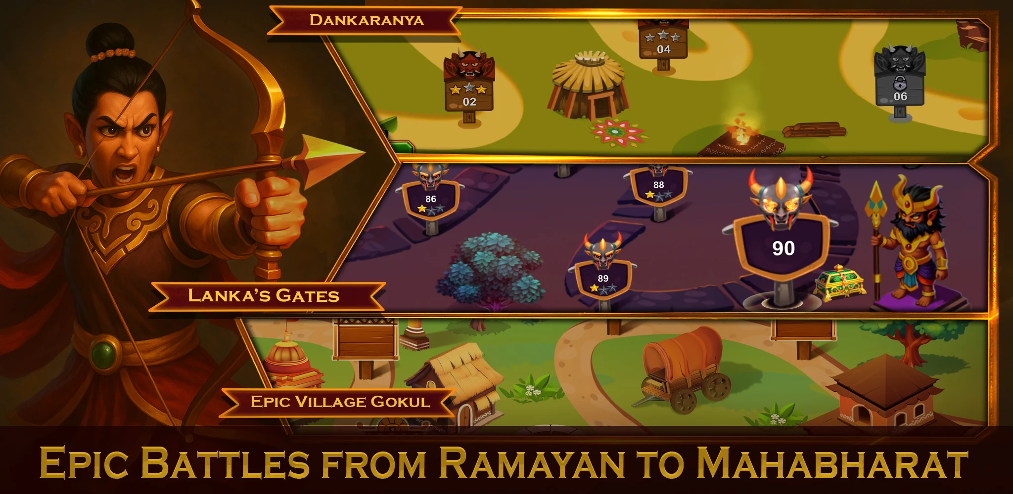 Ramayana Archery: Epic War screenshot