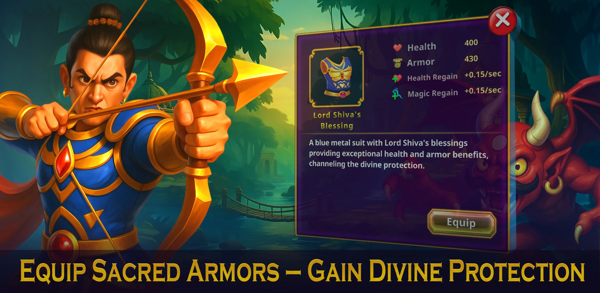 Ramayana Archery: Epic War screenshot